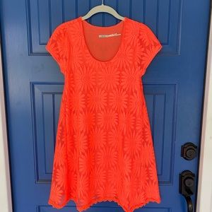 Urban Outfitters Orange Sunflower Dress Size XS